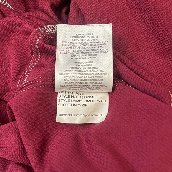 Columbia Men's Shotgun Quarter Zip Golf Pullover Size Small - Picture 5 of 7